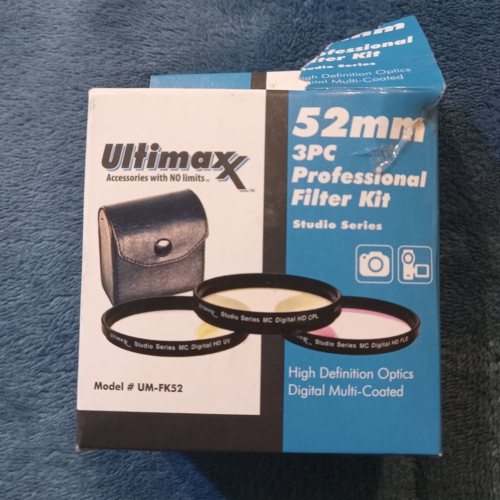52 mm 3 Piece Professional Filter Kit